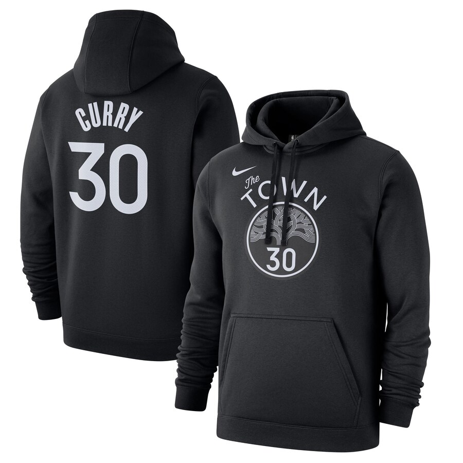 NBA Golden State Warriors #30 Stephen Curry Nike 201920 City Edition Name Number Pullover Hoodie Black->indiana pacers->NBA Jersey